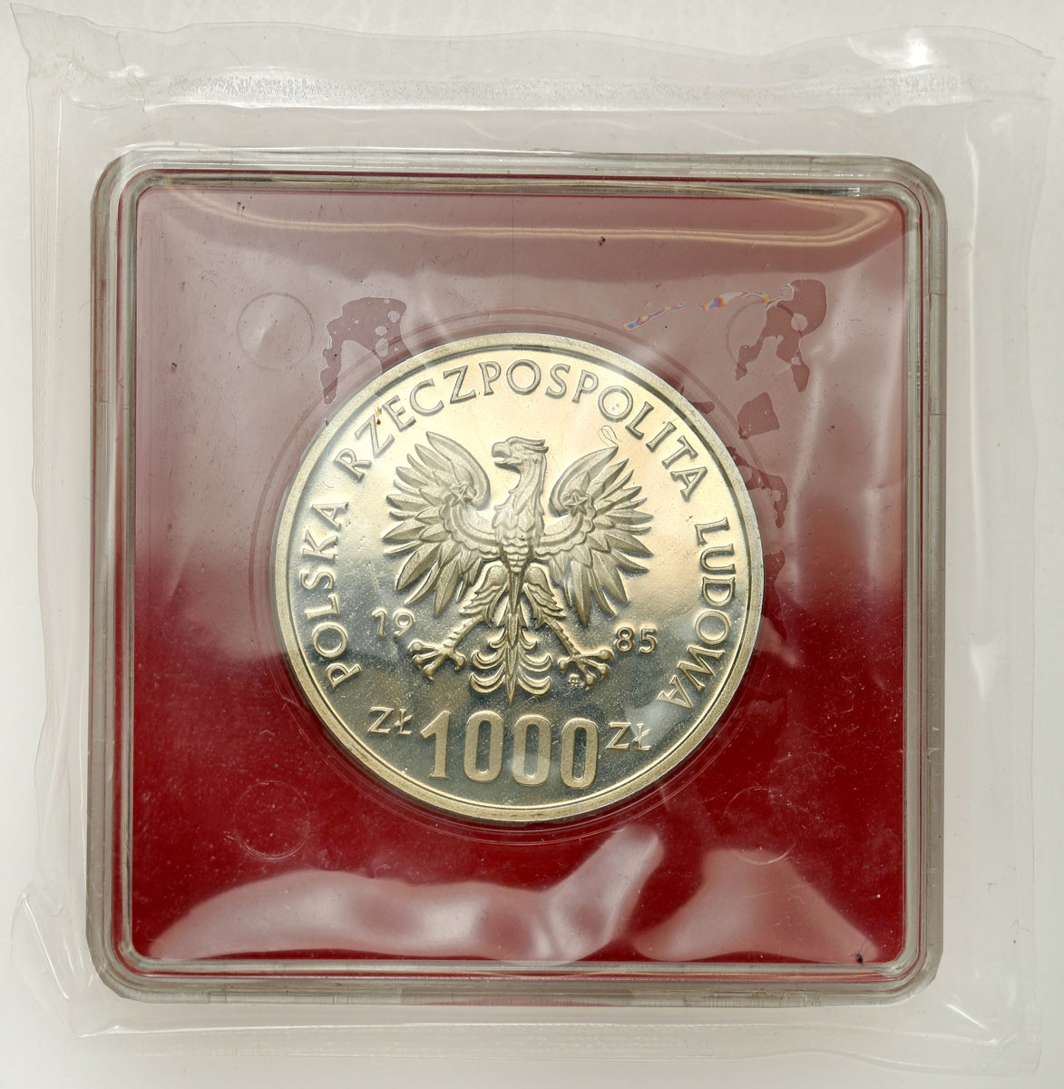 PRL. PRÓBA srebro 1.000 złotych 1985 Przemysław II